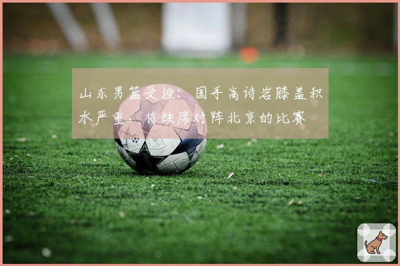 山东男篮受挫：国手高诗岩膝盖积水严重，将缺席对阵北京的比赛